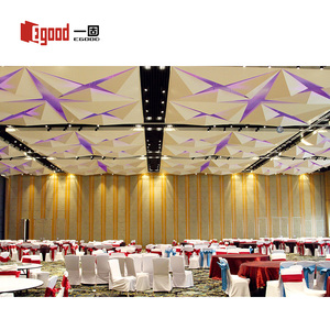 <span class=keywords><strong>Cloison</strong></span> mobile pour centre de formation, panneaux acoustiques MDF de 65 mm, surface stratifiée, flexibles, suspendus au plafond, pour salle de classe - Product Image 3