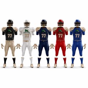 Conjunto de Uniforme de Fútbol Americano Personalizado para Hombre, Estilo Art Deco, Jersey de Malla Sublimada, Pantalones Acolchados, Ropa Deportiva de Equipo, Equipo para Juegos, Venta OEM - Product Image 1