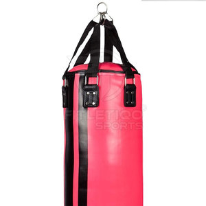 FITLETIQO SPORTS New Style Premium Quality Leather <b>Standing</b> Punching Bag Eco-Friendly Durable Light Weight Adjustable Height - Product Image 3