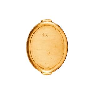 ถาดทองเหลืองคุณภาพมาตรฐานพร้อมหูจับ รูปทรงตามสั่ง ถาดเสิร์ฟอาหารบนโต๊ะสีทอง ใช้ในโรงแรมและงานแต่งงาน - Product Image 1