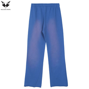 Comfortable Newest Design Blue Color High Quality Casual Running Outdoor Sports <b>Pants</b> Flared Style Trousers For Men Wear - Product Image 3