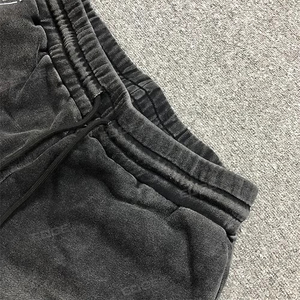 กางเกงขาสั้นเอวกลางลายพิมพ์แบบเรียบ ผ้าฝ้ายรักษ์โลก สไตล์ลำลอง ดีไซน์ตามสั่ง สีซีดแบบซันเฟด ราคาขายส่ง - Product Image 4