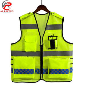 เสื้อกั๊กสะท้อนแสงราคาถูก คุณภาพสูง เสื้อกั๊กนิรภัยแบบมองเห็นได้ชัดเจน เสื้อกั๊กทำงานแบบ Hi-Vis รับผลิตตามแบบ OEM ปี 2026 ทรงเข้ารูป ยูนิเซ็กซ์ - Product Image 6