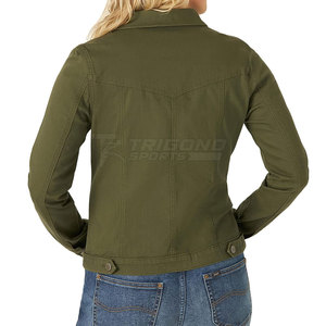 Chaqueta de Mezclilla Ligera y Transpirable de Algodón Tejido para Mujer, Nueva Llegada 2026 - Product Image 2