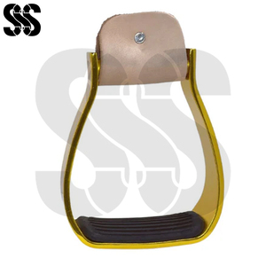 Estribos Clásicos para Caballos de Estilo Western - Acero Suave Resistente con Recubrimiento de Cromo, Equipo Ecuestre de Alta Calidad, Colores Personalizados - Product Image 5