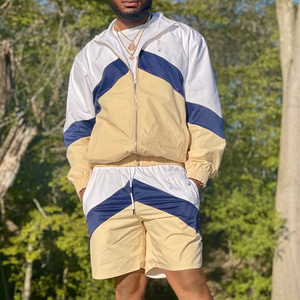 Veste et pantalon de survêtement coupe-vent pour homme, imperméables, vêtements de sport, streetwear, vente en gros - Product Image 5