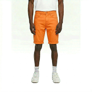 Short en jean pour homme, design personnalisé, logo, léger, respirant, style tendance, usage quotidien, durable, professionnel. - Product Image 1