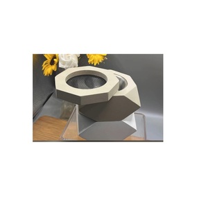 Brûleur d'encens hexagonal en bois personnalisé, brûleur d'encens arabe de luxe, brûleur de charbon de bois Oud Bakhoor, support moderne pour la décoration de la maison, ensemble cadeau - Product Image 1