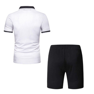 Conjunto de Polo y Pantalones Cortos para Hombre Ekin Impex, Diseño Color Block, Tejido Transpirable, Estilo Casual para Verano - Product Image 2