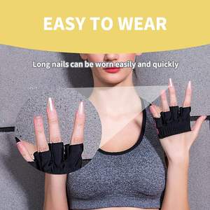 Gants de musculation unisexes respirants en polyester avec protection anti-callosités et anti-déchirures pour la gym, le fitness, le cross-training et l'exercice - Product Image 5