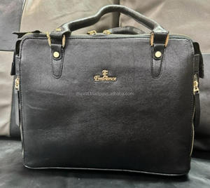 Personalized Genuine Leather Unisex Casual Tote Bags Fashion Waterproof <b>Large</b> Capacity Party Zipper Closure - Product Image 2