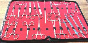 Minor Surgery Suture Set Surgical Instruments Kit Best Quality General Surgical Stainless Steel CE Approved All 21 Pieces Manual - Product Image 2