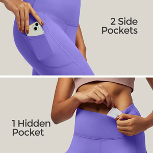 Leggings de Yoga Personalizados sin Costuras para Mujer, Precio al por Mayor, Leggings Deportivos de Cintura Alta para Entrenamiento, Diseño Nuevo Personalizado OEM - Product Image 4