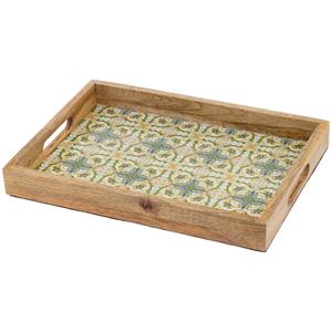 Impresionante bandeja decorativa rectangular con diseño multicolor, bandeja de madera de bajo precio para pedidos al por mayor y uso doméstico. - Product Image 3