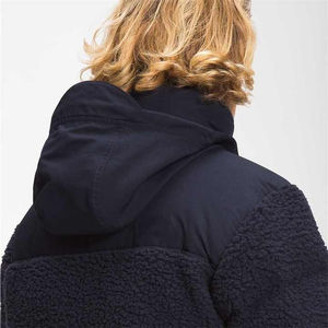 Clothing Manufacturer Custom Winter Warm Stand Collar Zip up <b>Jacket</b> Full Zipper Sherpa Polar Fleece Puffer <b>Jacket</b> for <b>Men</b> - Product Image 4