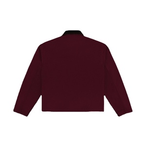 Veste zippée oversize vintage streetwear personnalisée pour homme, hiver, broderie, patchs sur le devant, denim, coupe-vent, respirante - Product Image 2