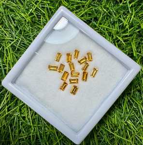 Natural Citrine Baguette Cut Loose Gemstones Yellow Citrine Stones All shape And Sizes Available Wholesale for Jewelry Making - Product Image 2