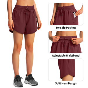 Shorts Deportivos para Mujer, OEM, Profesionales, Tallas Grandes, Secado Rápido, Personalizados, de Alta Calidad, al por Mayor, para Gimnasio y Running - Product Image 3