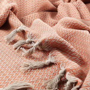 ผ้าห่มชายหาดน้ำหนักเบา นุ่มสบาย ปรับแต่งได้ตามต้องการ ผ้าห่มทอสั่งทำพิเศษ 100% ผ้าฝ้ายตุรกี ขายส่ง - Product Image 4