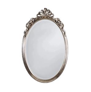 En oferta, el elegante contorno metálico da estructura al diseño del espejo creativo y elegante, hermoso espejo de inspiración victoriana. - Product Image 5