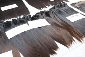 Vietnamese Virgin Single Donor Hair Bone Straight Natural Color Machine Double Weft <b>Tangle</b>-Free No Shedding for Perming All Dye - Product Image 3