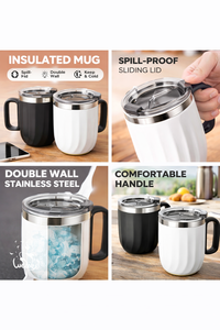 Personalized Steel <b>Mug</b>-Promotional Office Product with Printing for Thanksgiving & Halloween - Product Image 3