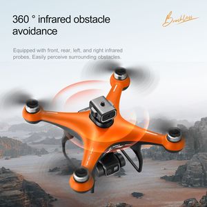 S116 Orange Beginner Drone with 2 Adjustable Electric <b>Batteries</b> 90 Degree LED Nightlight Built-In <b>Camera</b> - Product Image 4