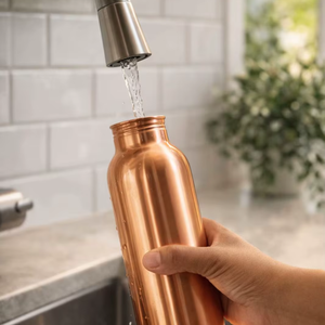 Ayurvedic health <b>bottle</b> <b>copper</b> vessel <b>copper</b> jug <b>bottle</b> <b>copper</b> drink container <b>copper</b> table <b>bottle</b> <b>copper</b> <b>bottle</b> traditional - Product Image 6