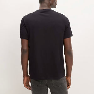 Custom Logo Oversized 100% Cotton Knitted Eco-Friendly Breathable T-<b>shirt</b> <b>Men</b> Loose Fit Custom Printed Hip Hop Custom Color Plus - Product Image 5