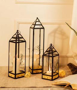 Portavelas de Cristal Mercurizado con Borde de Latón, Diseño Moderno, Mini Portavelas para Decorar la Oficina, el Hogar y Bodas - Product Image 6