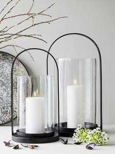 ตะเกียงโลหะ, ตะเกียงใส่เทียนสีทอง, ตะเกียงแก้วทรงพายุเฮอริเคน, ตะเกียงโลหะตกแต่ง, ตะเกียงตั้งโต๊ะ - Product Image 5