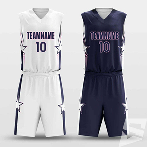 Tenues de basketball réversibles professionnelles pour enfants – Maillots d'été respirants avec options grandes tailles – Ensembles sublimés - Product Image 1
