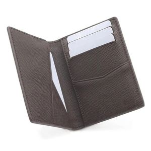 Porte-cartes en cuir pour homme, portefeuille fin en cuir véritable, étui minimaliste pour cartes de crédit, organiseur élégant - Product Image 2