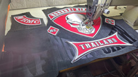 Gilet de motard en daim avec logo personnalisé OEM