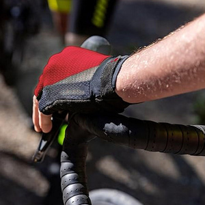 Nylon & Cotton Cycling Gloves Road Riding Half Finger Men Anti Slip Camping Hiking Gloves Gym Fitness Sports Bike Bicycle Gloves - Product Image 3