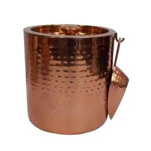 Round Aluminum Wine Cooler <b>Gold</b> Plated <b>Ice</b> <b>Bucket</b> from India Wholesale Beverage Tub And Bar Tool At Cheap Price - Product Image 6