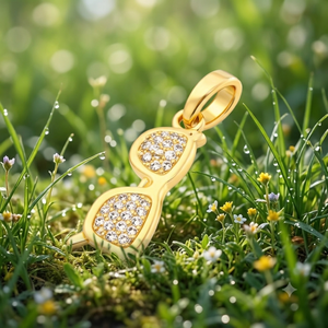 Unique Designer Hot Selling Fashion Jewelry Custom Iced Small Sunglasses 14K <b>Solid</b> <b>Gold</b> Natural Diamond <b>Pendants</b> Necklace Charms - Product Image 6