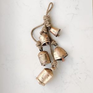 Campana Navideña Colgante de Metal Rústico de Fabricante Confiable, con Estilo Vintage, para Decoración Navideña, Uso en Interiores y Exteriores - Product Image 4