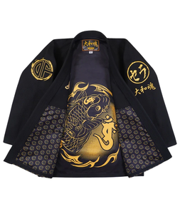 Kimono de Jiu-Jitsu professionnel personnalisé en coton 100% avec impression par transfert thermique, uniforme unisexe de Jiu-Jitsu brésilien - Product Image 1