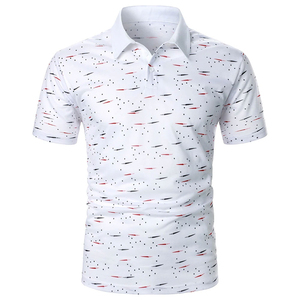 เสื้อโปโลผู้ชายไซส์ใหญ่ สั่งทำโลโก้ได้ ผ้าฝ้ายนุ่ม ระบายอากาศดี สีพื้นลำลอง - Product Image 1