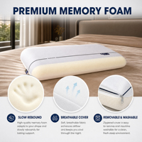 Oreiller en mousse à mémoire de forme avec garnissage naturel, confortable pour un soutien traditionnel et une expérience de sommeil optimale, idéal pour un usage quotidien.