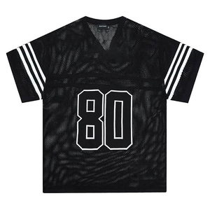 Customized <b>Fishnet</b> Mesh T-Shirts for Men Spandex/Polyester 220g Casual Summer Beach Swim Quick Dry Lightweight Tee - Product Image 3