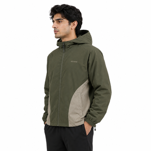 Veste coupe-vent légère pour homme, veste de voyage, fermeture éclair intégrale, veste d'extérieur, fournisseur en gros à faible MOQ - Product Image 1