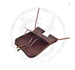 Authentic Medieval Vintage Viking Culture Genuine <b>Leather</b> Waist Bag <b>Pouch</b> Historical <b>Belt</b> Purse - Product Image 3