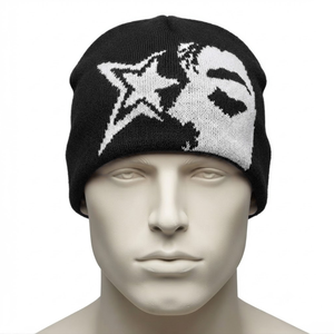 Best Sale High Quality Custom Breathable 100% Cotton <b>Beanie</b> Hat Embroidery Waterproof Multi Color Optional Winter Cap - Product Image 4