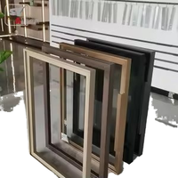 Système de profilés de fenêtres en aluminium de qualité supérieure avec finitions de surface anodisées et peintes en poudre