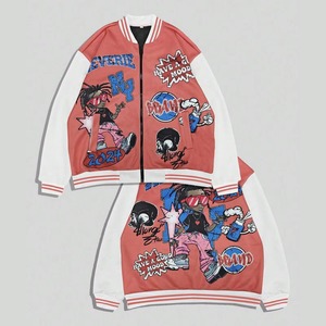 Custom Embroidered Varsity <b>Leather</b> <b>Jacket</b> Men Letterman Wool Body Cowhide Sleeves OEM ODM Factory Sample Service Available - Product Image 3