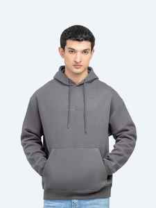 เสื้อฮู้ดดี้ไซส์ US 260 GSM ผ้าฝ้ายเฟรนช์เทอร์รี่บุซับใน ผลิตแบบ OEM&ODM สีพื้น พิมพ์ลาย ขนาดโอเวอร์ไซส์ หนานุ่ม แขนยาว สกรีนโลโก้ตามสั่ง - Product Image 5