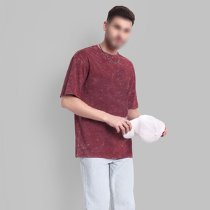 Camisetas de Manga Corta para Hombre, Cómodas, Duraderas, Elegantes, Modernas, con Diseño Único, Cuello Redondo, Tela Premium, Lavado Ácido, Estilo Casual - Product Image 1