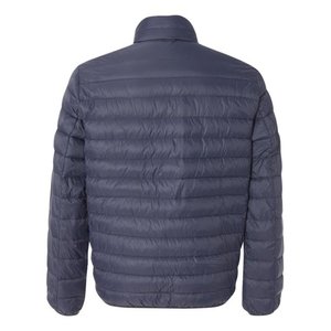 Men's Classic Navy <b>Packable</b> <b>Jacket</b> Winter Sheep Skin Casual Style Weatherproof and Breathable with Zipper Closure - Product Image 2